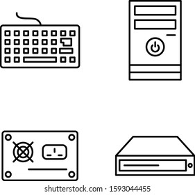  set of  System Hadware  icon
