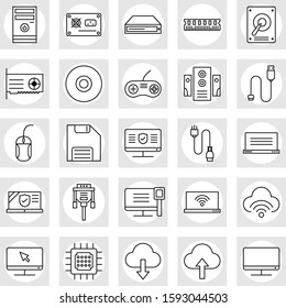 set of  System Hadware  icon
