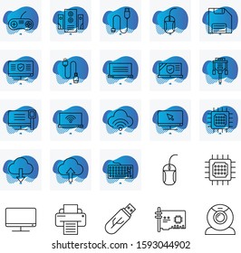 set of  System Hadware  icon
