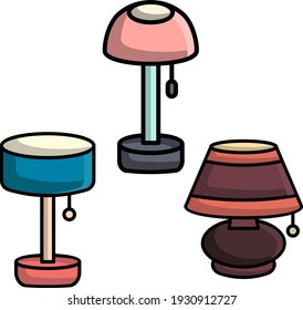 Tischlampenset für Design-Projekt