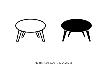 Set of table related vector line icons. Premium linear symbols pack. Vector illustration isolated on a white background. Web symbols for web sites and mobile