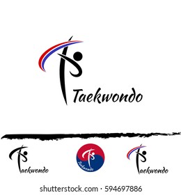 Set taekwondo logo