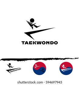 Set taekwondo logo