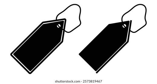 Set of Tag icon isolated on white background. sale discount tag label. Label isolated on white background. Label percentage. Price Tag icon vector illustration logo template for many purpose. eps 10