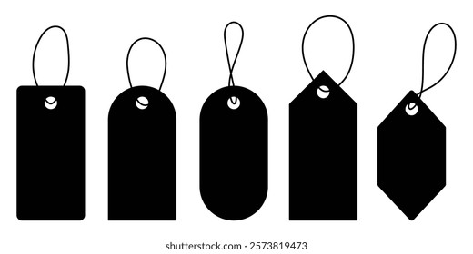 Set of Tag icon isolated on white background. sale discount tag label. Label isolated on white background. Label percentage. Price Tag icon vector illustration logo template for many purpose. eps 10