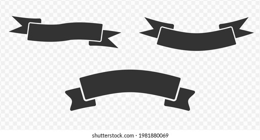 Conjunto de iconos simples vectoriales de etiqueta con fondo transparente (PNG). Ilustración vectorial.