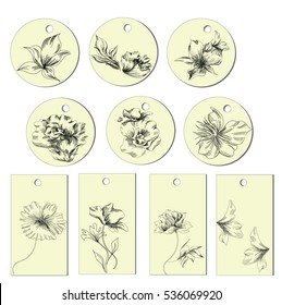 Set of tags design ,Vector illustration
