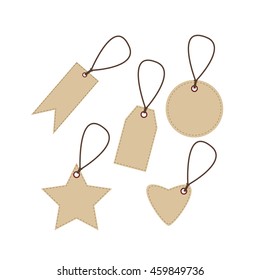 Set of tags Vector Illustration
