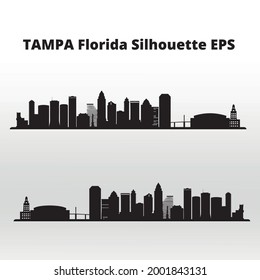 set Tampa Florida  silhouettes, line  isolated or logo isolated sign symbol vector,outline and stroke style Collection of high quality black style vector illustration