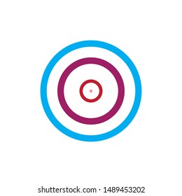 set of target icon vector