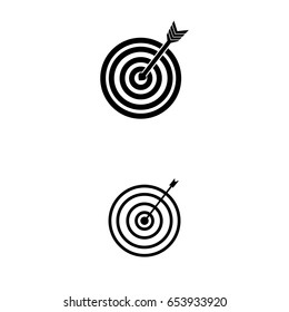 Set of Target vector  icon.