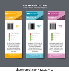 Fixez les tarifs. pour le site. bannière vectorielle ui ux pour application web. Table de prix Pastel, bannière, commande, boîte, bouton, liste et puce avec plan de site web en design plat