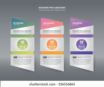 Set tariffs. interface for the site. ui ux vector banner for web app. Pastel pricing table, banner, order, box, button, list and bullet with plan for website in flat design
