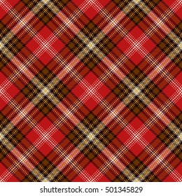 Set Tartan Seamless Pattern. Trendy Vector Illustration for Wallpapers. Seamless Tartan Tiles. Suits for Decorative Paper, Fashion Design and House Interior Design, as Well as for Hand Crafts 