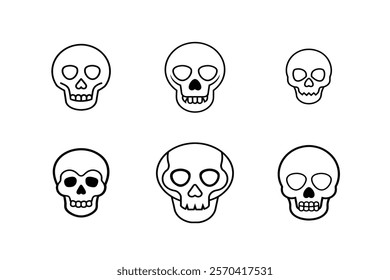 Set of tattoos silhouette art