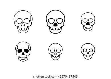 Set of tattoos silhouette art