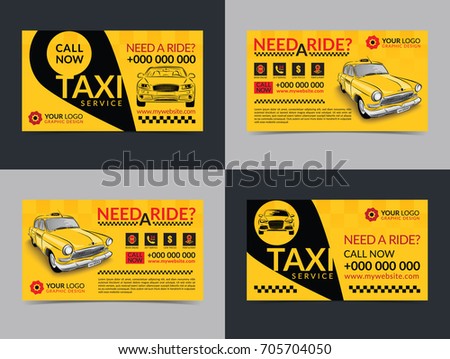 set of taxi service business cards layout templates create your own business cards mockup - Taxi Business Cards set of taxi service business cards layout templates create your own business cards mockup - Taxi Business Cards