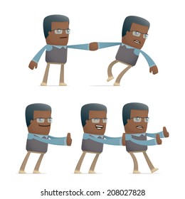 set of teacher character in different interactive  poses