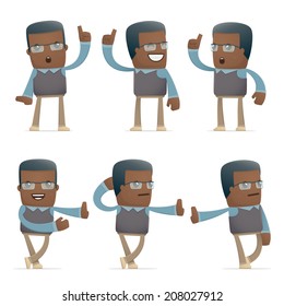 set of teacher character in different interactive  poses