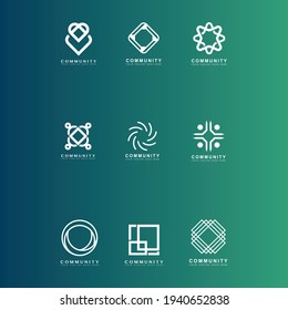 Teamwork und Community Logo Design