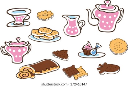 Set of tea-things