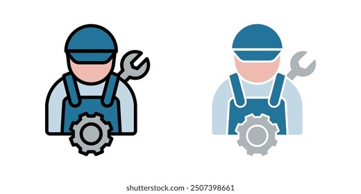 Set of Technician icons. for mobile concept and web design. vector illustration on white background