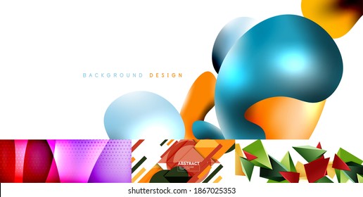 Set of techno backgrounds. Internet concepts. Vector illustration for covers, banners, flyers and posters and other designs