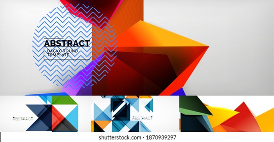 Conjunto de planos de fundo técnicos. Conceitos de Internet. Ilustração vetorial para capas, banners, folhetos e cartazes e outros desenhos