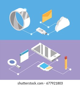 set technologies with data services connection