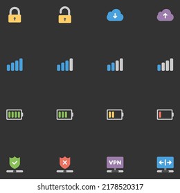 set technology divices icons illustration laptop tablet smart phone watch  vector illustration design
