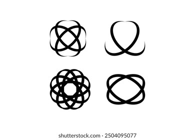 A set of technology icon vector