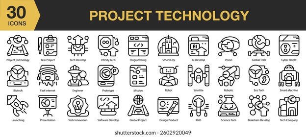 Set of Technology Icons Collection