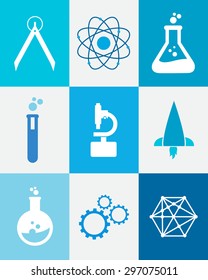 Set Of Technology Science Icons