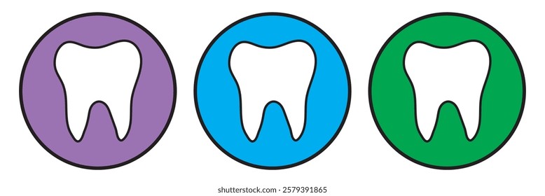 Set of teeth icons. Dental care, prevention check up, stomatology services, dental, toothache, braces, oral clean, linear design. Vector illustration.
