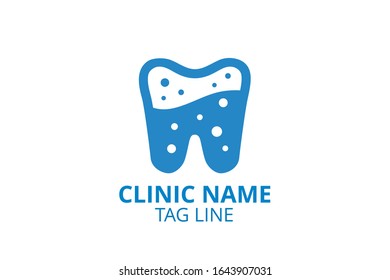 Zähne, Zahn-Symbol-Konzept auf weißem Hintergrund. Kann als Logo für Zahnarzt-, Zahnarzt-, Zahnpflege- und Gesundheitskonzept verwendet werden