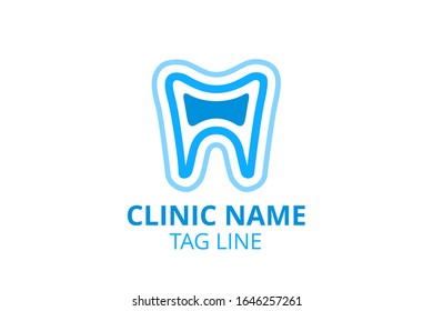 Conjunto de dientes, concepto de signo de ícono dental sobre fondo blanco. Se puede utilizar como logotipo para clínicas dentales, odontológicas, atención dental y concepto de salud