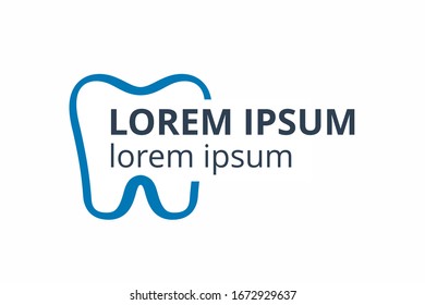 Set of teeth, tooth icon sign idea concept on white background. Can be used as logo for dental, dentist clinic, teeth care and health concept