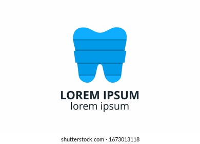 Set of teeth, tooth icon sign idea concept on white background. Can be used as logo for dental, dentist clinic, teeth care and health concept