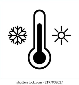 set with temperature icon set, vecto, medicine icon, cold vector design, hot weather symbol