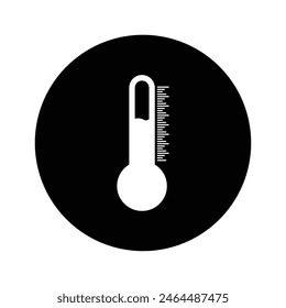 Conjunto de iconos de temperatura. Icono del termómetro. Ilustración vectorial.