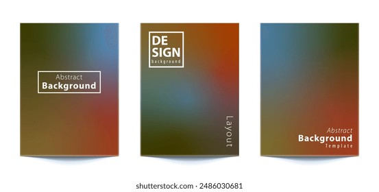 set template Abstract Blurred Colorful Background For banner, flyer, covers, wallpapers, brands, social media and other mobile projects