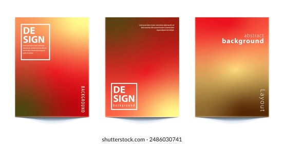 set template Abstract Blurred Colorful Background For banner, flyer, covers, wallpapers, brands, social media and other mobile projects