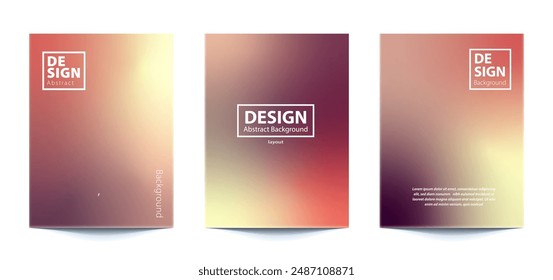 set template abstract colorful gradient Background For banner, flyer, covers, wallpapers, brands, social media and other mobile projects
