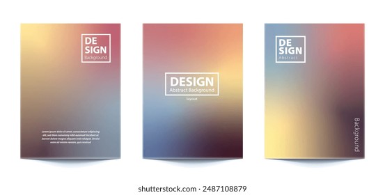 set template abstract colorful gradient Background For banner, flyer, covers, wallpapers, brands, social media and other mobile projects