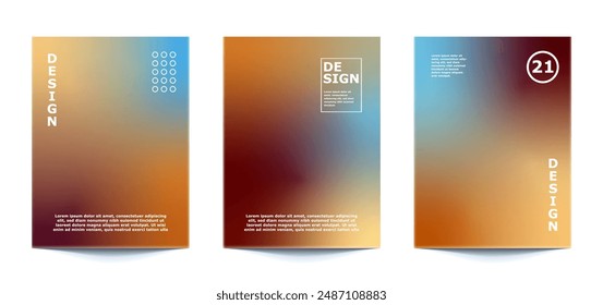 set template abstract colorful gradient Background For banner, flyer, covers, wallpapers, brands, social media and other mobile projects