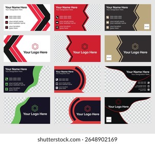 Set of template background design vector. Collection of creative abstract gradient vibrant colorful perspective geometric shape background. Art design for business card, cover, banner, wallpaper.