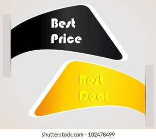 Set of template banner. Illustration on layout for design.