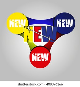 Set of template banner. Illustration on layout for design