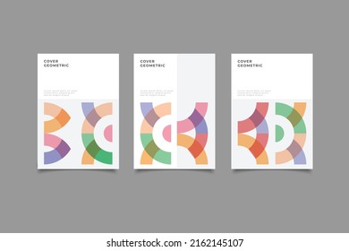 set of template business cover collection vector illustration eps 10