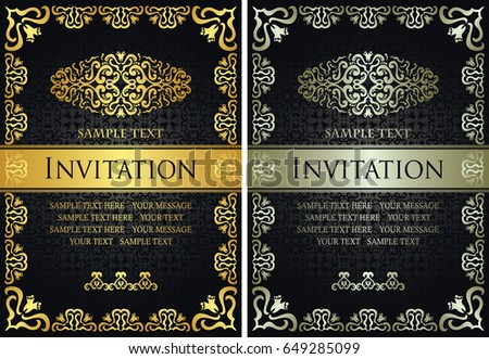 Set of template of certificates in different colors   